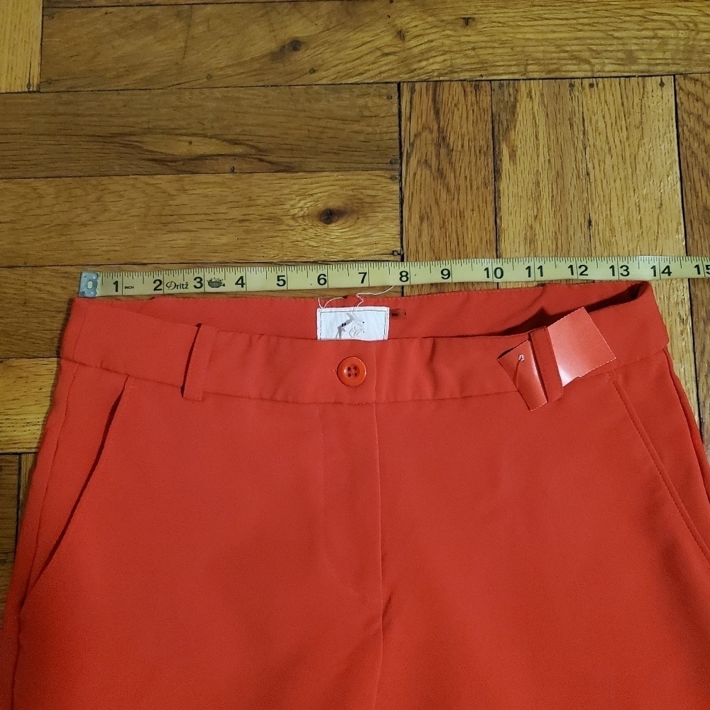 Have Womens Trosure Pants size Small Red Slim Fit Stretch - Picture 8 of 12